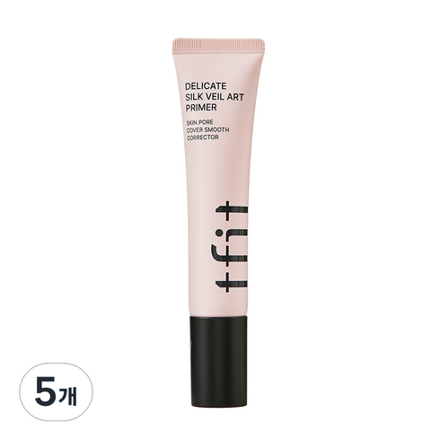 티핏 델리케이트 실크 베일 아트 모공커버 워터프루프 프라이머 30ml, 5개