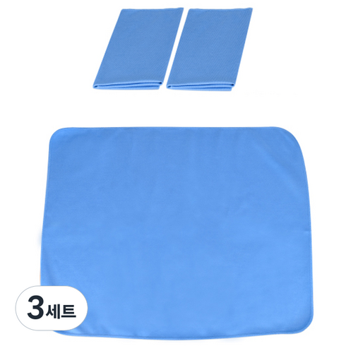 마이크로화이버 유리용 타월 3p, 3세트