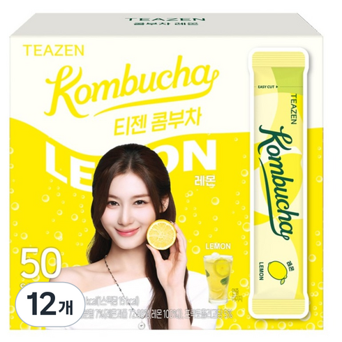 티젠 콤부차 레몬, 5g, 50개입, 12개