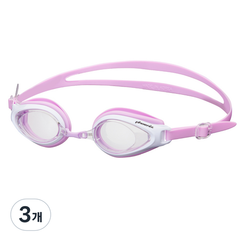 피닉스 아동용 수경 PN-503J, Violet, 3개