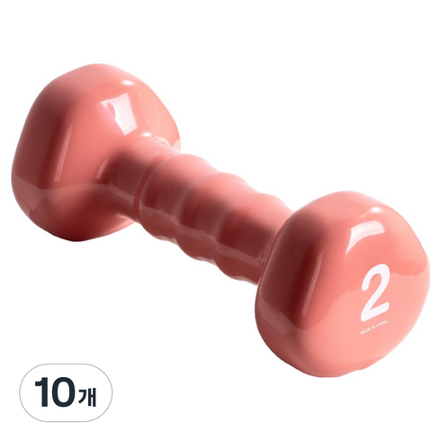 아이워너 PVC 삼각 아령, 2kg, 10개