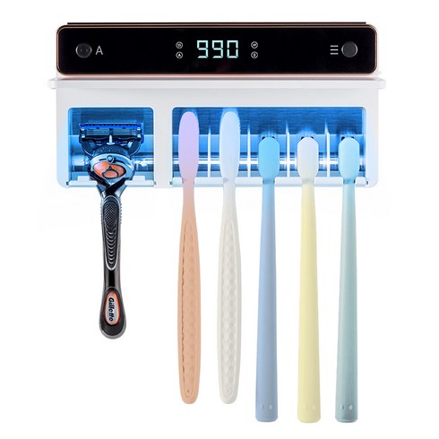 프롬비 프리미엄 UV C LAMP 무선 가정용 칫솔살균기, FD229, 화이트