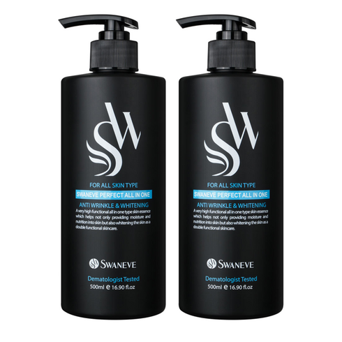 스와니브 퍼펙트 올인원 남성 스킨로션 에센스, 500ml, 2개