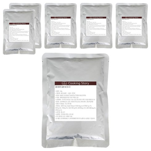 쿠킹스토리 칼레 W2-E4-U71 깔리바우트 화이트 커버춰초콜릿, 100g, 6개