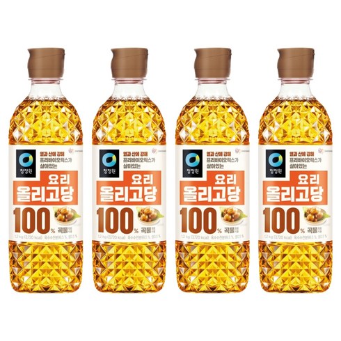 청정원 요리 올리고당, 1.2kg, 4개