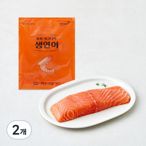 동원 시그니처 생연어 (냉장), 2개, 250g