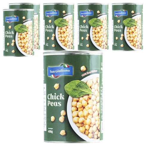 SANGIULIANO 이집트 콩 칙피스, 6개, 400g