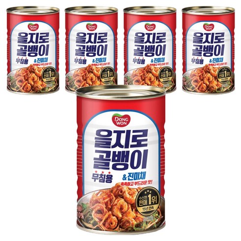 동원 을지로 골뱅이 무침용, 300g, 5개