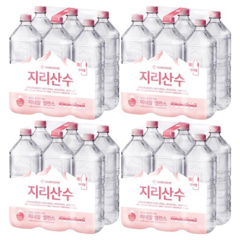 아워홈 지리산수, 24개, 2L