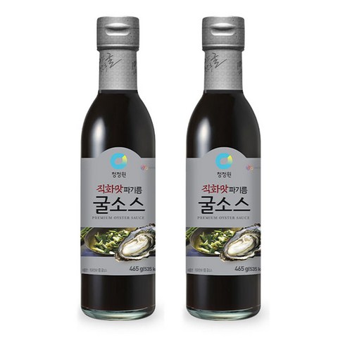 청정원 직화맛 파기름 굴소스, 465g, 2개