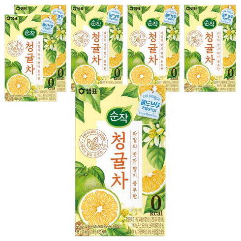 순작 청귤차, 1.8g, 20개입, 6개