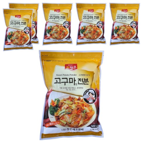 청은에프엔비 고구마맛전분, 500g, 6개