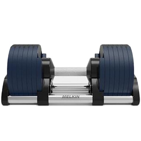 멜킨스포츠 롤튼 무게조절 덤벨 네이비 블루 24kg / 2kg 조절 + 거치대, 1세트
