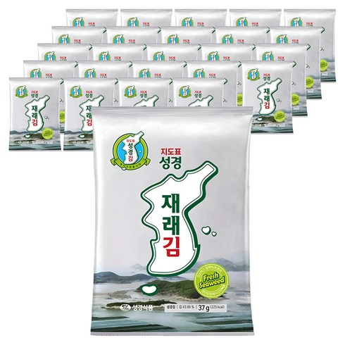 지도표성경 재래 전장김, 37g, 25개