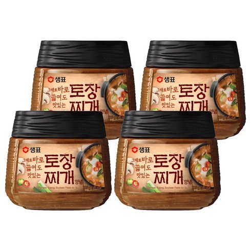 샘표 토장찌개 양념, 910g, 4개