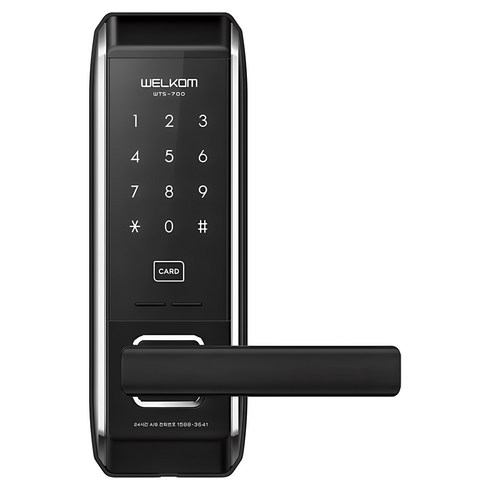 솔리티 스마트 무타공 주키 도어록, WTS-700, 방문설치