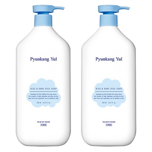 편강율 유아 주방세제, 750ml, 2개