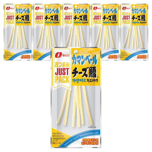 NATORI 까망베르 치즈타라, 6개, 19g