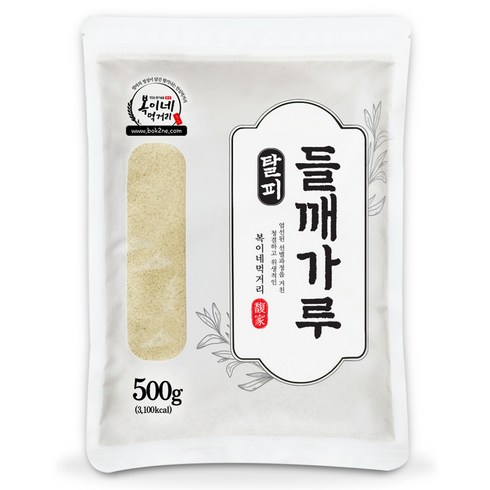 복이네먹거리 중국산 생 탈피들깨가루, 500g, 1개