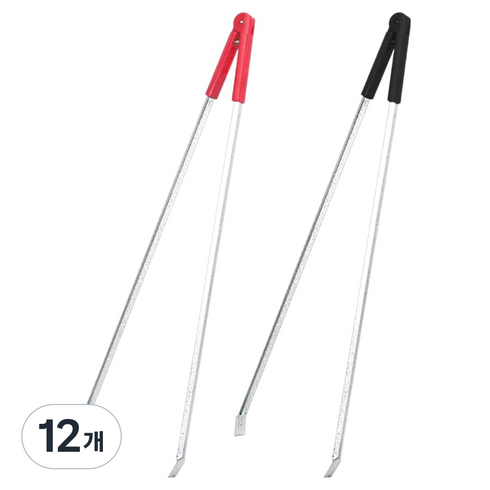 월드크린 환경 청소 쓰레기 집게 80cm, 랜덤발송, 12개