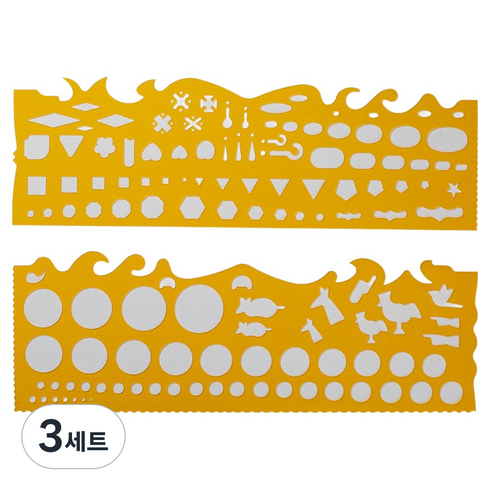 코링 템플레이트 조기호형판 2종 세트 K-71, 3세트