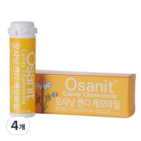 오사닛 캔디, 캐모마일, 4개, 7.5g