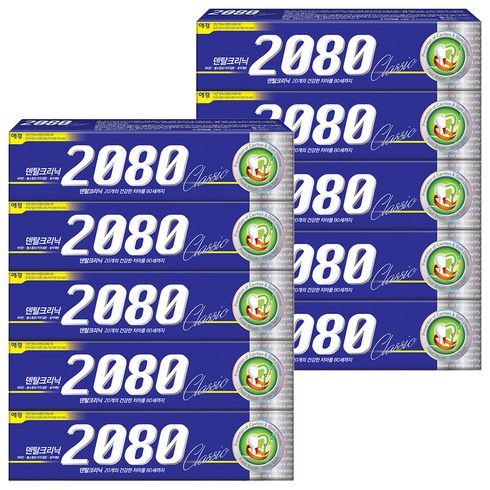 2080 클래식 치약, 170g, 10개