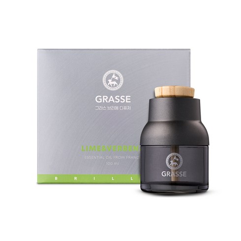 불스원 그라스 브리에 차량용 디퓨저 100ml 본품, 라임 버베나, 1개