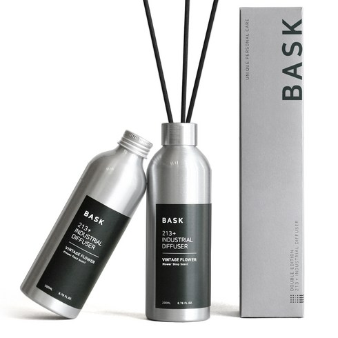 바스크 프리미엄 디퓨저, 빈티지플라워, 200ml, 2개