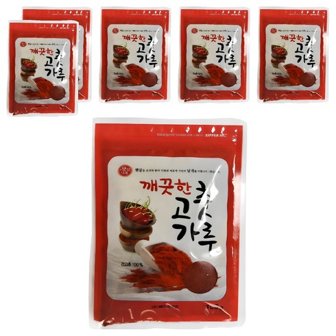 햇살나래 깨끗한 고춧가루, 100g, 6개