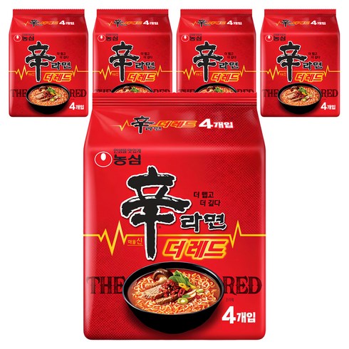 신라면 더 레드 125g, 20개
