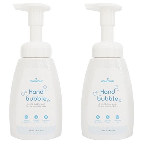 머머 핸드 버블워시, 무향, 250ml, 2개