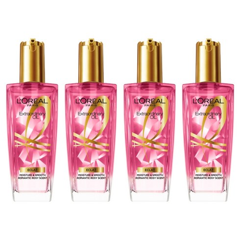 로레알파리 엑스트라오디네리 헤어오일 에끌라 로즈, 100ml, 4개
