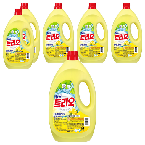 트리오 주방세제, 1L, 1kg, 6개