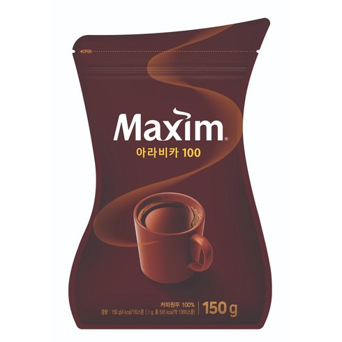 맥심 아라비카 100 원두 커피믹스, 150g, 1개입, 1개