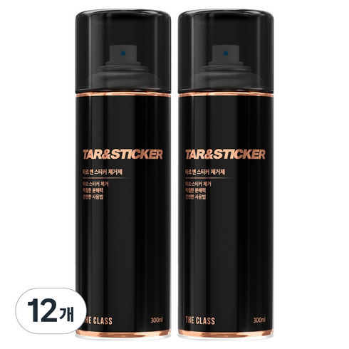 더클래스 타르 앤 스티커 타르 제거제, 300ml, 12개