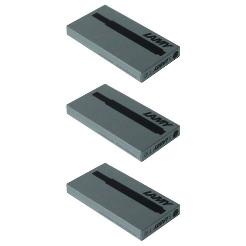 LAMY T10만년필전용 일회용 카트리지, 흑색, 15개