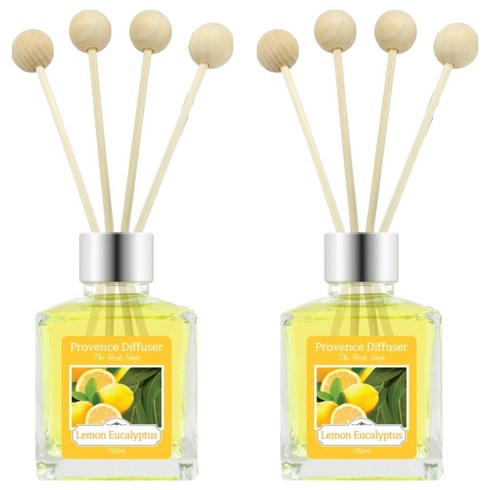 더허브샵 프로방스 퍼퓸 디퓨져, 레몬유칼립투스, 100ml, 2개