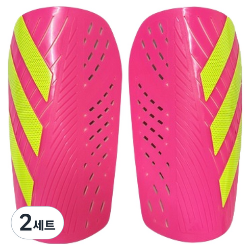아디다스 티로 신가드 양쪽 세트 JE3932, 핑크, 2세트