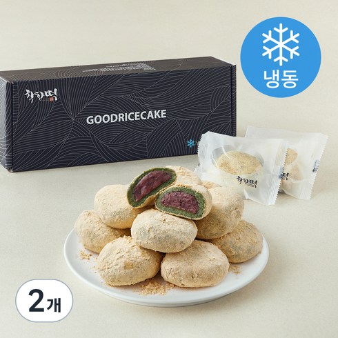 착한떡 콩쑥개떡 (냉동), 60g, 10개입, 2개