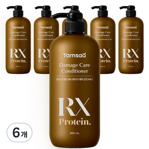 탐사 프로틴 RX 데미지 케어 컨디셔너, 6개, 980ml