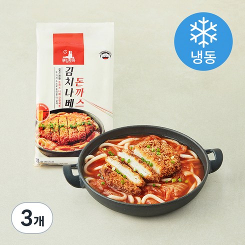 푸딩포차 돈까스김치나베, 620g, 3개