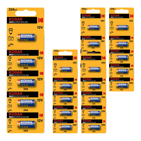 코닥 맥스 23A MN21 12V 알카라인 건전지, 5개입, 5개