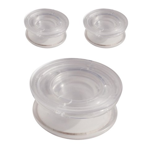 쪼만한마을 휴대폰 거치대, 투명, 3개