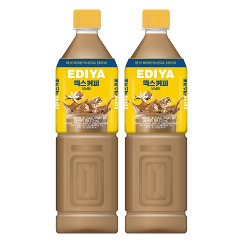 이디야 믹스커피 바닐라, 1L, 2개