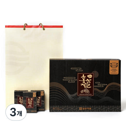 일양약품 명품 홍삼절편, 3개, 200g
