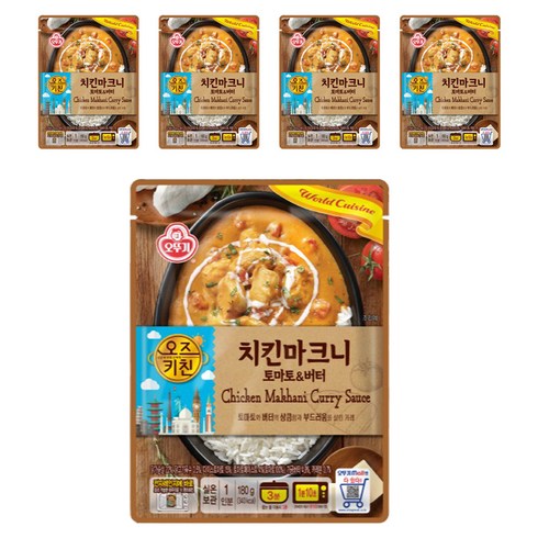 오즈키친 치킨마크니, 180g, 5개