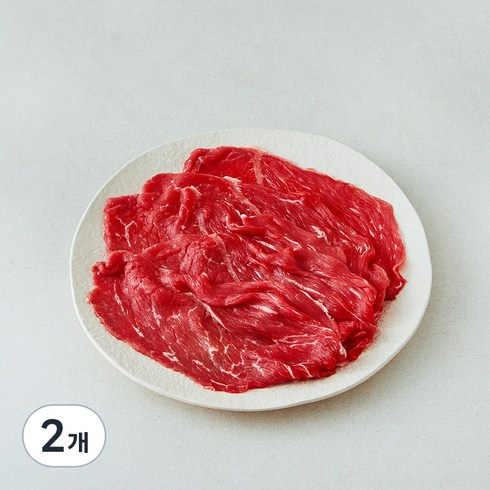 호주산 앞다리 샤브샤브용 (냉장), 300g, 2개