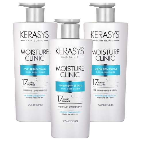 케라시스 모이스춰 클리닉 단백질 컨디셔너, 750ml, 3개