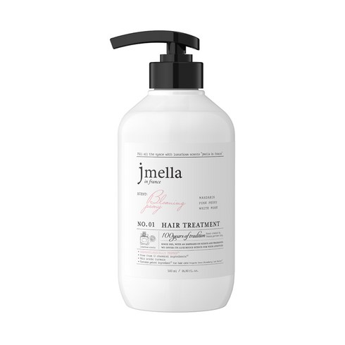제이멜라 인 프랑스 블루밍 피오니 헤어 트리트먼트 러블리 플로럴향, 1개, 500ml